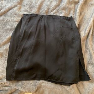 Aritzia Satin Mini Skirt
